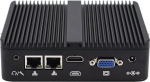 WEIDIAN T&ouml;&ouml;stusarvuti ventilaatorita miniarvuti Celeron J4125, 4GB RAM 64GB SSD, 2RS232 COM, 2Gigabit LAN, HD+VGA, Win11 ventilaatorita t&ouml;&ouml;stuslik ventilaatorita varjatud miniarvuti Linux Auto Power On