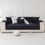 Veekindel diivanikate 1 2 3 4-kohaline diivanikate istmepinna nurgale Diivanikate Diivanikaitse libisemisvastane diivanikate L-kujuline diivanikate, diivanikaitse kassikoer, must, 70 x 150 cm.