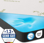 MKS. Gel Topper 180 x 200 cm, H3 madratsitopper 7 cm geelm&auml;luvahuga, Comfort Cushion madratsitopper 3D &otilde;huvooluga, viskoelastilised madratsitopperid eemaldatava bambusekattega.