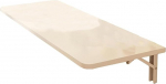 Wandmontierter Klapptisch - Mehrzweck, schwebender Schreibtisch f&uuml;r Wandw&auml;scherei Kleine R&auml;ume, f&uuml;r Heimb&uuml;ro Computerarbeitsplatz, Studie Arbeitsbank, K&uuml;che Esszimmer(Natural,80 * 40CM)