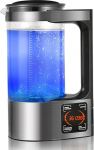 Hydrogen Generator, Aomdom 2L Hydrogen-Rich Water Generator with Large Capacity, Portable Hydrogen Water Ioniser with Thermostat Function and LED Touch Screen for Families