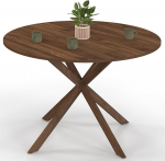 IDMarket - Alix &uuml;mmargune s&ouml;&ouml;gilaud 6-kohaline Spider Base p&auml;hkelpuu 110cm