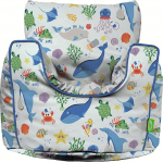 BeanLazy 100% Baumwolle Small Save The Sea Ocean Clean Up Sea Creatures Sitzsack mit F&uuml;llung