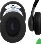 Geekria Comfort Extra paks v&otilde;rk asendus k&otilde;rvapadjad, mis &uuml;hilduvad JBL E55BT k&otilde;rvaklappide k&otilde;rvapadjadega Remondiosad (must)