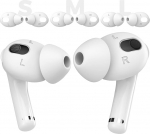 AhaStyle 3 paari AirPods 3 silikoonist k&otilde;rvaklappe [ei sobi laadimiskohvrisse], &uuml;hildub Apple AirPods 3 2021 (suur + keskmine + v&auml;ike, valge)