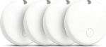 2025 Key Tracker (iOS ja Android jaoks) Smart Tag Finder Key Finder kotidele Kohvrile T&ouml;&ouml;tab Apple Find My (Apple MFi Certified) & Google Find My Device - Pack of 4 (valge)