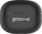 groov e Jive Buds True Wireless k&otilde;rvaklapid koos laadimiskohvriga - must - True Wireless Stereo, 15-tunnine taasesitus, puutejuhtimine, h&auml;&auml;lassistendi tugi, muusika nautimine k&otilde;ikjal