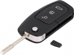 Focus MK2 v&otilde;ti, asendusv&otilde;tme kaugjuhtimispult, autov&otilde;tme, asenduskaugv&otilde;tme 3-nupuga kaugjuhtimispuldi 433 MHz koos kiibiga 4D60 asendamine Focus Mondeo C Max jaoks