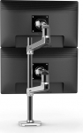 Ergotron 45-549-026 Lx Dual Stacking Arm Tall Pole Bright