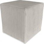 Cube Pouf Stool, Beež Poof Footstock, Velvet Stool for Living Room, Bedroom and Hallway, Polsterdatud Ottoman, Padded Seat Pouf v&otilde;i Seat Cube diivanile v&otilde;i tugitoolile