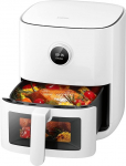 Xiaomi Smart Air Fryer Pro 4L kuuma&otilde;hufrit&uuml;&uuml;r OLED-ekraaniga, vaateaknaga ja valikulise iOS/Android-rakendusega (1600 W, 4 liitrit, 40&deg;-200&deg;C, taimerfunktsioon, n&otilde;udepesumasinas kasutamiseks, Google assistent)