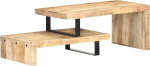 2-TLG. Couchtisch-Set Massivholz Mango Geeignet f&uuml;r Wohnzimmer und Schlafzimmer 320392