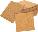 Lurrose 60st&uuml;cke Selbstklebende Korkplatten Quadratisch Robust Flexibel Zum Basteln Untersetzer Blumentopfunterlage DIY-mehrzweck-korkauflagen Mit Einfach Zuschneidbarer R&uuml;ckseite
