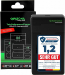 PATONA Premium Charger (1500mA), LCD USB-C QC 3.0 & PD 3.0 Support for EN-EL15 EN-EL15b EN-EL15c Battery, Quick Charge Function from 20W Power Supply, Compatible with Nikon Z5 Z6 Z7 Z8 D7000 D7200
