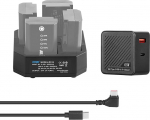ZITAY NP-FZ100 Charger 4 Channel PD Fast Charging NP-FZ100 Battery for Sony Alpha A7III A7RIII A7RIV A9II A9R A9S A7R3 A7S3 FX3 A7C A6600 Battery