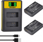 LP-E12 kaamera aku 1300 mAh laadija komplekt asendusakukomplekt USB Dual Slot akulaadija Canon EOS M, EOS M2, EOS M10, EOS M50, EOS M100, M200, SX70 HS, Rebel SL1 Mirrorless Digital jaoks.