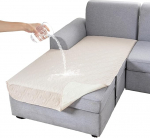 Genina 100% veekindel sektsiooniline diivan katab L-kujulise Chaise Longue vasakule, libisemiskindel sektsiooni kate, m&ouml;&ouml;bli kaitsja, diivanikate koertele, lemmikloomadele (beež, Chaise Cover Left)