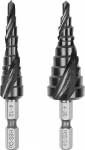 Rarapop Upgrade M35 kobaltist astmepuur Ultra AlTiN kattega, 4-12mm astmepuur topelt-spiraaliga 1/4" kuuskantvarrega karbiidi, roostevabast terasest, alumiiniumist, vasest, puidust (2 tk)