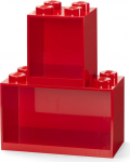 Room Copenhagen LEGO ehitusklotside riiulite komplekt, 2 t&uuml;kki, punane