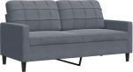 Willood 2-kohaline diivan diivan tool tumehall 140 cm Velvet