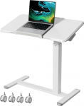 Gibbon Mounts Rolling Laptop Desk, 180&deg; kallutatav mobiilne seisev laud koos k&otilde;rguse reguleerimisega, voodilaua kohal, 32-tolline kaasaskantav arvutilaud lukustatavate ratastega, kokkupandav k&auml;ru jaoks