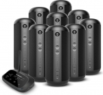 Avantree Harmony 2 juhtmevaba multiroomi s&uuml;steem mitmele ruumile ja v&auml;lipidudele, 1 saatja ja 9 kaasaskantavat Bluetooth-k&otilde;larit