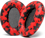 WC Wicked Cushions eriti paksud asendusk&otilde;rvaklapid, mis &uuml;hilduvad Sony WH-1000XM3 k&otilde;rvaklappidega - punane Camo