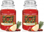Yankee Candle Duftkerze im Glas (gro&szlig;) | Red Apple Wreath | Kerze mit langer Brenndauer bis zu 150 Stunden | Perfekte Geschenke f&uuml;r Frauen (Packung mit 2)