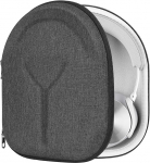 UltraShell k&otilde;rvaklappide &uuml;mbris Parrot Zik, B&O PLAY by BANG & OLUFSEN BeoPlay H2, H6, H7, H8, Bose QC3, QC25, QC2, QC15, AE2w, AE2i, AE2, AE2, SoundTrue / k&otilde;va kandekott / reisikott (valge)