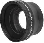 Kaamera lainurkobjektiiv 0.45X sulam optiline klaasist laia nurga must ekstra objektiiv 37mm kaamera objektiivile