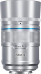 SIRUI Sniper 75 mm Autofocus Lens, F1.2 Telephoto APS-C Camera Lens, E Mount Lens for A6400, A6700, ZV-E10, FX3/30 (E-Mount, Silver)