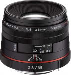 PENTAX Limited Lens HD Pentax DA35 mm F2.8 Macro Limited Black K-Mount APS-C 21450