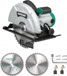 Hoteche 2300 W ketassaag 255 mm TCT saetera 3300 rpm Alumiiniumist korpus V&auml;rviline karp