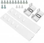 Spares2go integreeritud k&uuml;lmiku ukse libisev montaaž universaalne kinnitusdetailide komplekt 2 pakki