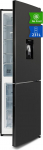 CHIQ FBM228NE4DE Fridge with Water Dispenser, 231 L (161/70 L), Freestanding Fridge-Freezer Combination 170 cm Height, 47 cm Wide, No Frost, Multi-Air Flow