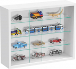 Seintel seisev vitriinkapp - l&uuml;kanduksed - 50 x 40 x 13 cm