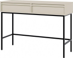 Selsey Evo Dressing Table Makeup Table 110 cm with 2 Drawers Grey Beige