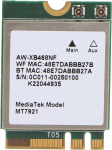 Mt7921 Ngff M.2 kaart, 2.4GHz 5GHz Dual Band WiFi Card, 1800Mbps High Speed Transmission, Plug and Play, Kvaliteetne tr&uuml;kkplaat, Kulumiskindel ja vastupidav, Sobib Windows 10 11 jaoks.