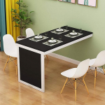 Multifunktsionaalne seinalaud, seinalaud, puidust kokkupandav k&ouml;&ouml;gilaud, seinale paigaldatav s&ouml;&ouml;gilaud, kokkupandav laud, baarilaud, seinale kokkupandav laud, laud, arvutilaud, ruumi s&auml;&auml;stev, 10 v&auml;rvi (G80 x 40 cm/32 x 16 in)