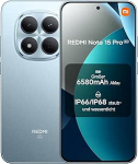 XIAOMI Redmi Note 15 Pro 5G nutitelefon (8 + 256 GB) - 6580 mAh aku, IP66/IP68 tolmu- ja veekaitse, 200 MP kaamera, 6,83-tolline AMOLED-ekraan, glacier blue