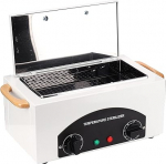 Steriliser for Instruments 300 W Hot Air Steriliser Steriliser Disinfection for Cosmetics Nail Foot Care Steriliser with Timer for Cosmetics Foot Care Studios Hairdressing Salon 220&deg;C