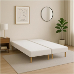 By Sommiflex Box spring bed, 2 x 90 x 200 cm (180 x 200 cm), made in France
