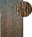 Puidust helmekardinad, 90 rida rippuvad puuhelmekardinad, uksekardinad, puuhelmekardinad, 90 x 200 cm, bambusekardinad, r&otilde;duuksekardinad, uksekardinad, uksehelmed, puit (tumepruun, 90 x 200 cm, 90S)