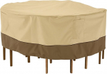 Classic Accessories 78922 Veranda Round Patio Table & Chair Set Cover, Medium