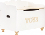 Le Toy Van - TV606 - Large Wooden Toy Chest for Children 3 Years Educational Toy Montessori 68 x 43 x 53 cm Maximum Load 50 kg with Childproof Soft Close Hinges