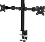 AmazonBasics - topelt monitoride statiiv, reguleeritav k&otilde;rgus, teras