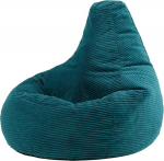 Icon Dalton Corduroy Bean Bag, Teal, T&auml;idisega t&auml;iskasvanute m&auml;ngukott, Bean Bag, Corduroy tool, Lounge tool, magamistuba, elutoa m&ouml;&ouml;bel.