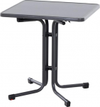 Paco kokkupandav laud 67 x 67 Matt antratsiitne teras/melamiin