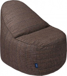 Loft 25 l&otilde;&otilde;gastav kott t&auml;iskasvanutele siseruumides Super pehme kootud polster vastupidav ja mugav ergonoomiline disain kerge lamamistool (pruun, padi)