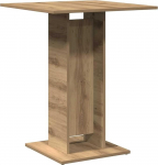 vidaXL Bistro laud Artisan Oak 60 x 60 x 75 cm puidust komposiit kohvilaud kokteililaud peolaud teelaud aktsentlaud baarilaud